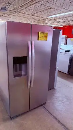 WHIRLPOOL SIDE BY SIDE FRIDGE