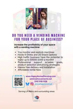 Vending Machine, Monthly Rental