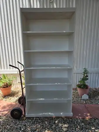 Large Wooden Shelf Unit