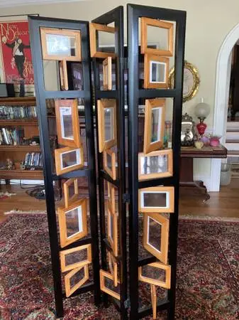 Wood 3 panel photo Screen - Divider