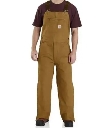 Mens New Carhartt Duck Bib OverAlls