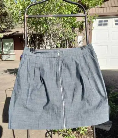 💲3 Off❗JW Petites Zip Front Mini Skirt w/ Pockets!