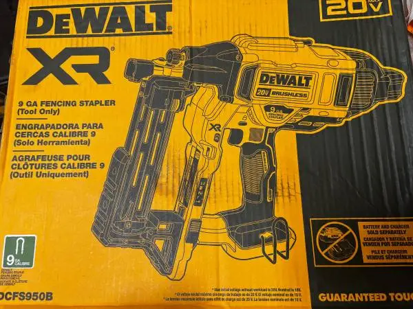 Dewalt 9ga Fencing Stapler