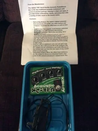 Aphex xciter pedal