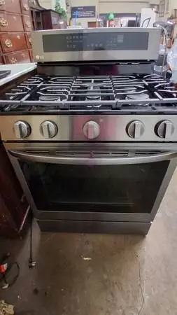 LG Thinq Smart Range and Microwave