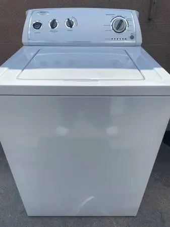 White whirlpool washer