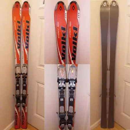 Volkl Energy 320 170cm all mountain skis + Marker M7.2 bindings