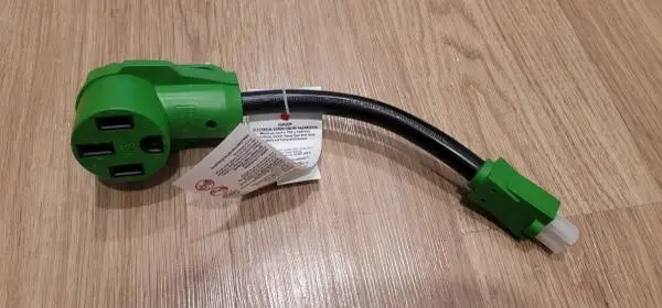 50 Amp RV Power Attachment Adapter