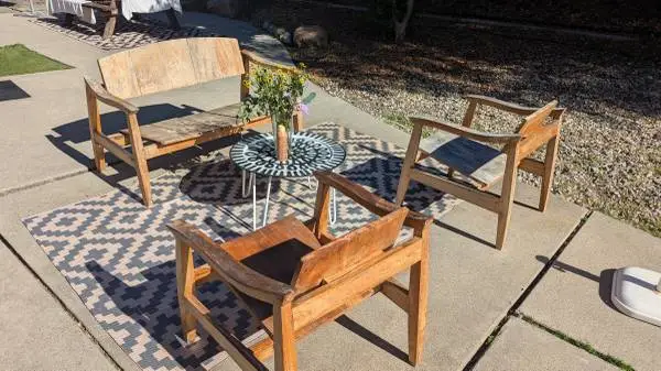 Teak Patio Set