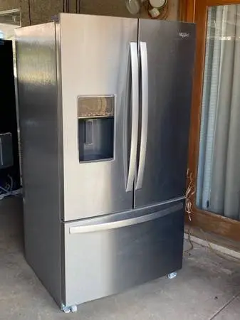 WHIRLPOOL FRENCH DOOR STAINLESS STEEL REFRIGERATOR