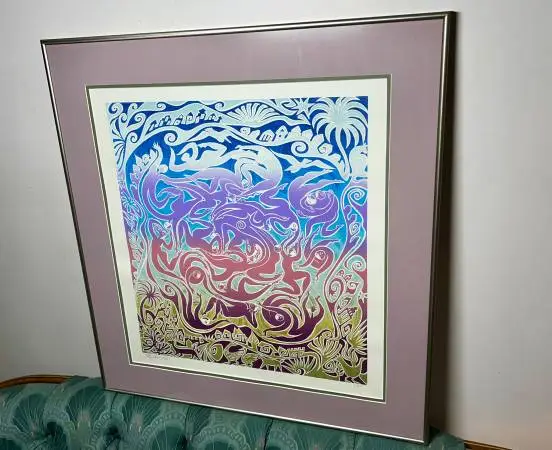 1993 “Flying People” artwork by Connie Barbour