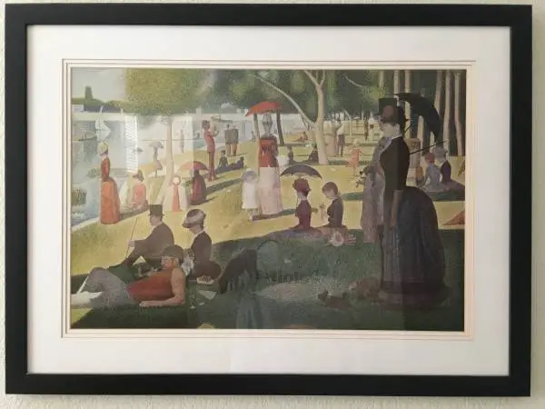 BEAUTIFUL! Seurat Painting-Sunday Afternoon Island La Grande Jatte