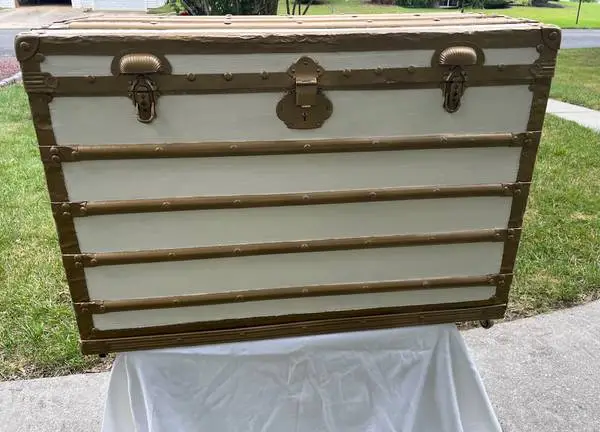 Antique Greek Steam Trunk