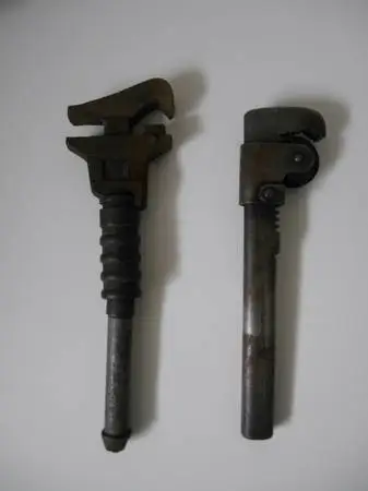 Antique pipe wrenches