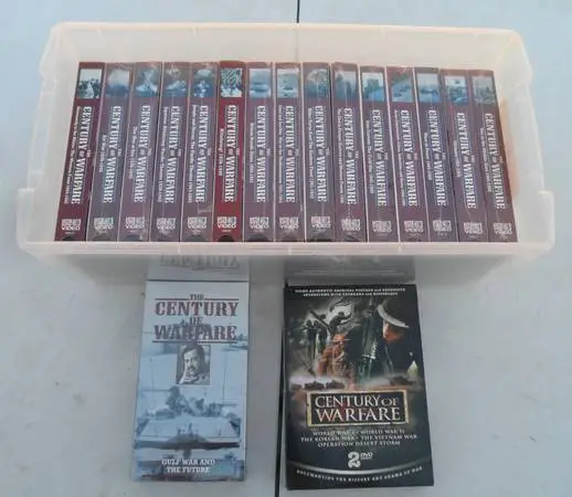 The Century of Warfare VHS and DVD (dvdbxs)