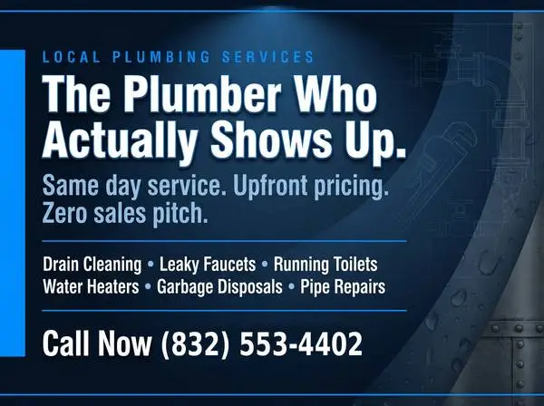 💧PLUMBER - Same Day Plumbing – No Callbacks, No Runaround, No Mess