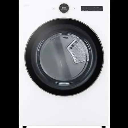 LG 27 WHITE FRONT LOAD ELECTRIC DRYER (OUT OF BOX)