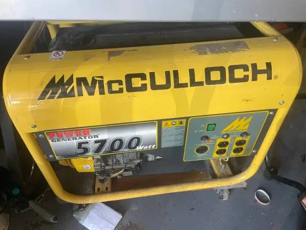 Generator gas $275.00