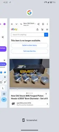 New BME (Bill Miller) Forged Pistons