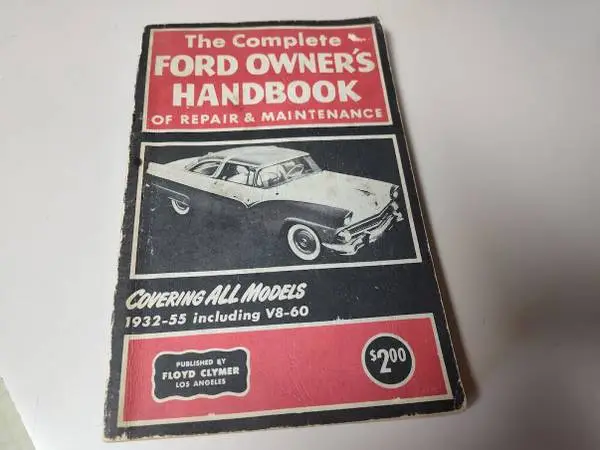 Ford owners handbook of repair and maintenance