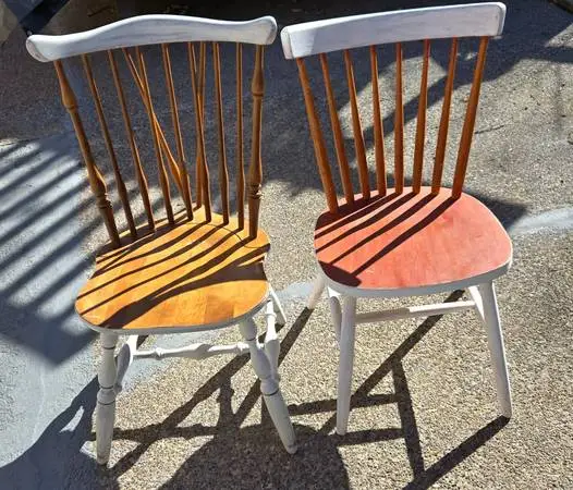 Chairs Very Sturdy Not Identical But Painted To Match