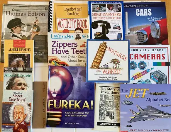 Kids Science Literature - Grades 3-12 - Inventors, Microscopes, more