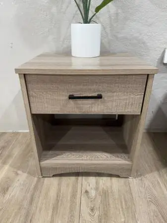 Night stand and tv ottoman