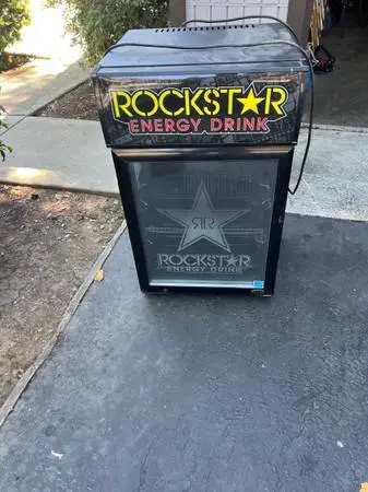 Rockstar Energy drink mini fridge/ Cooler