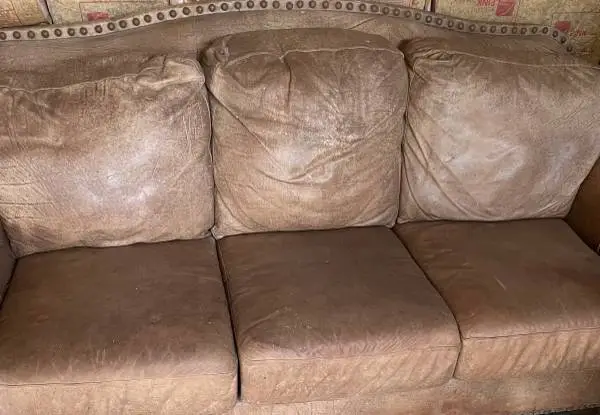 Leather sofa