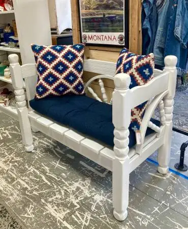 Solid Wood Headboard/Footboard Bench