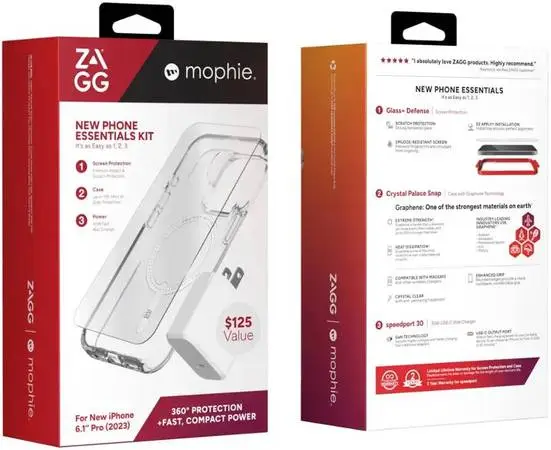 Essentials Iphone 15 /Pro Case Kit(with charger )-New