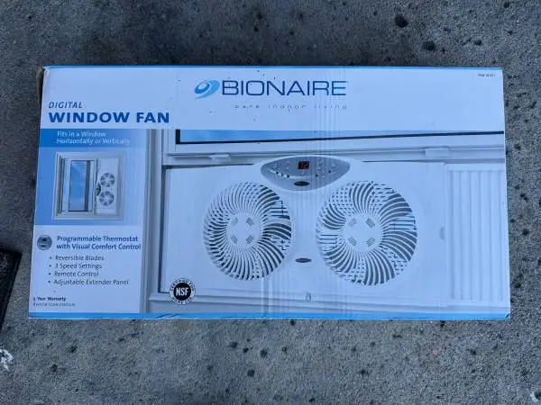 Bionaire twin Window Fan