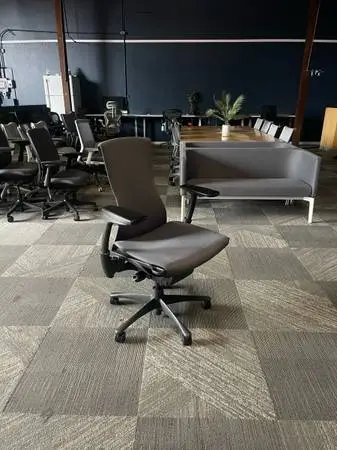 ** GRAY FABRIC — HERMAN MILLER EMBODY ERGONOMIC OFFICE CHAIR **