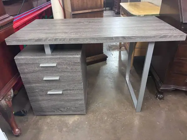 Grey desk