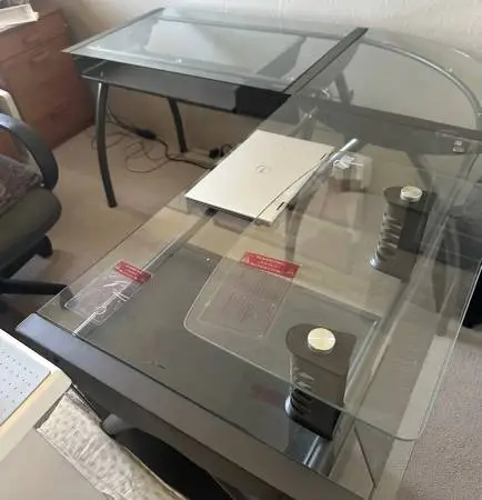 L-shaped desk