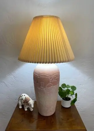 Vintage Statement Table Lamp By American Lamp 1987