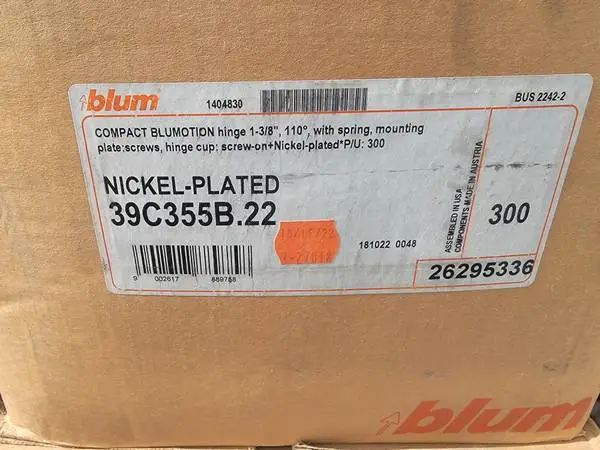 Blum Compact BLUMOTION 39C Hinge