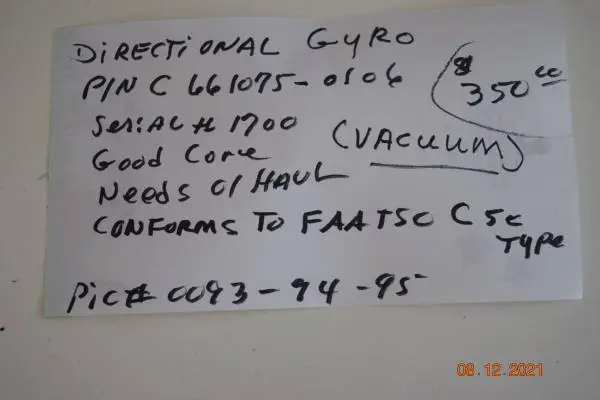 DIRECTIONAL GYRO-C661075-0106-ITALY