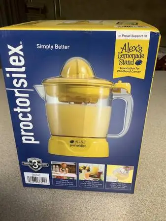 New in Sealed Box Proctor Silex Alex Lemonade Juicer