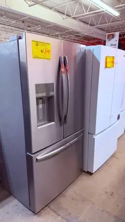 NEW OPEN BOX STAINLESS FRIDGE 3 DOORS