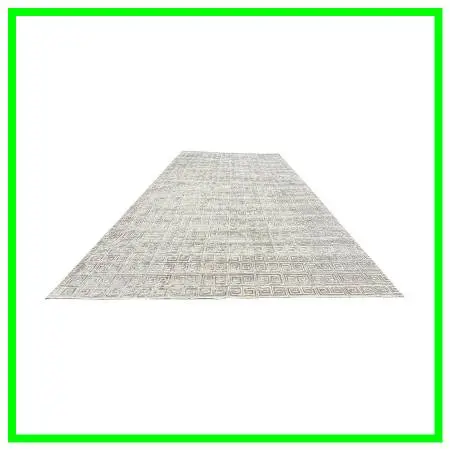 12ft 8in X 19ft 9in Decorators Best Greek Key Merino Wool Area Rug. E