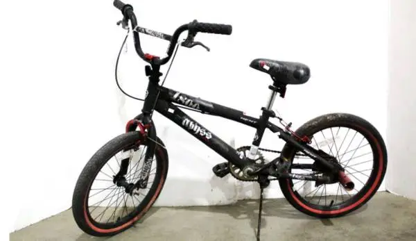 Pair of 18 inch BMX bikes