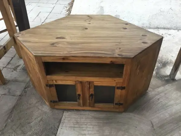 Southwest Style Wood TV stand