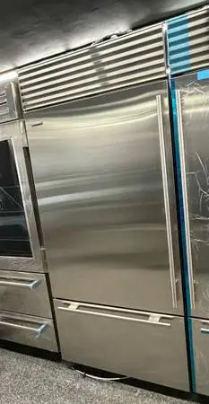 Built-In Stainless Steel Refrigerator Left Hinge