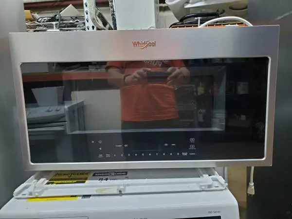 Over-the-stove Whirlpool Microwave
