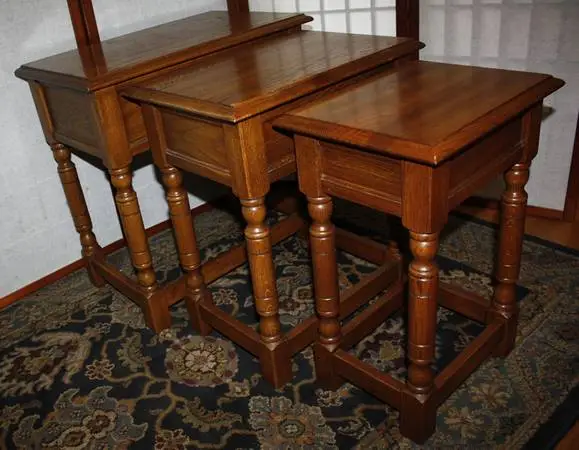 Pennsylvania House Jacobean Style Nesting Tables