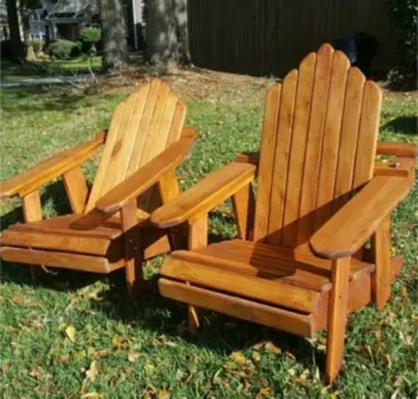 TAKING ORDERS Heavy Solid Wood Reclining Adirondack Chairs FREE DELIVERY AVAIL