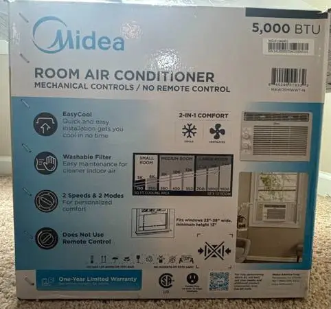 Window A/C Unit 5000BTU