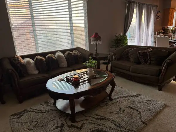 Sofa and loveseat (living room)
