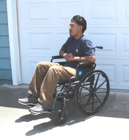 Medline Folding Guardian Wheelchair K-1 - New - 1206N22S -
